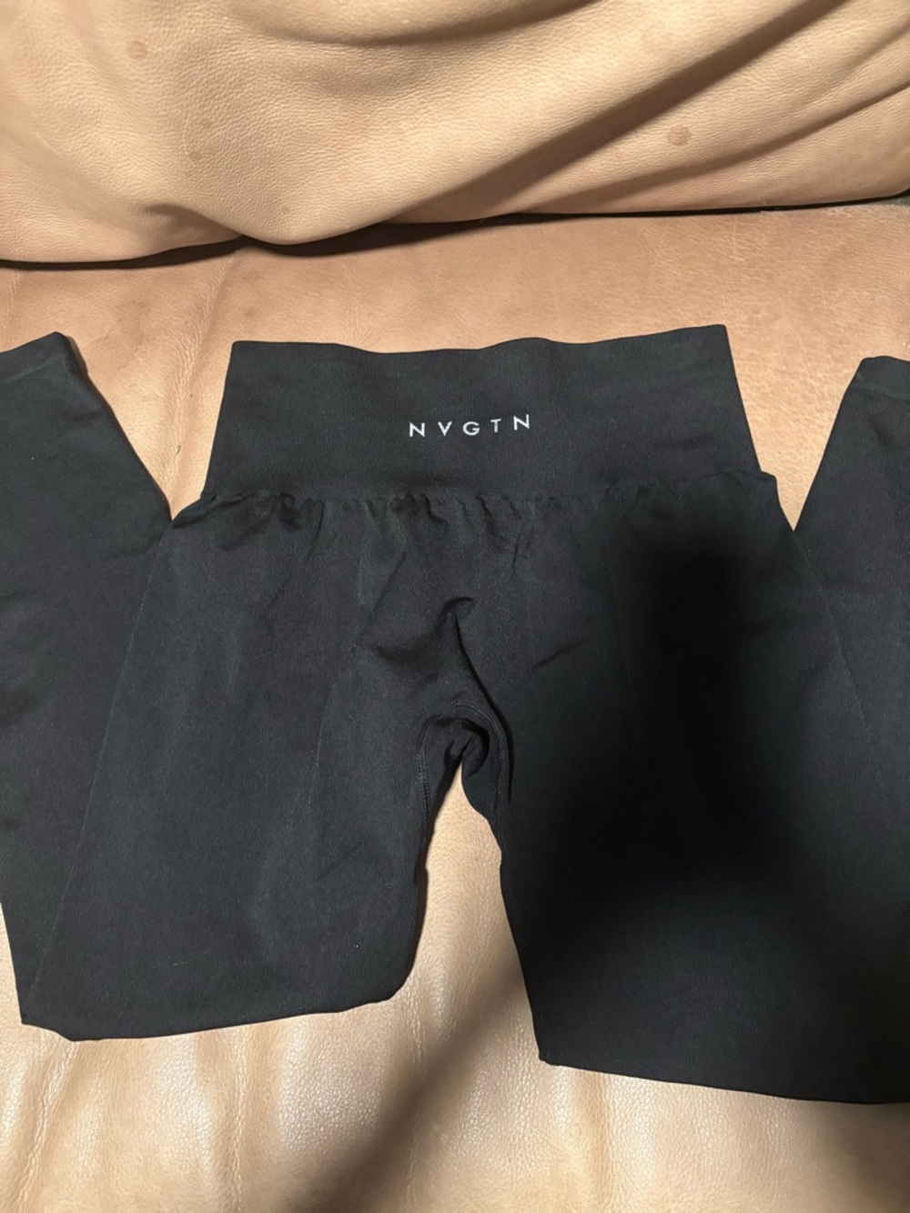 NVGTN Black Sculpting Seamless Workout Leggings